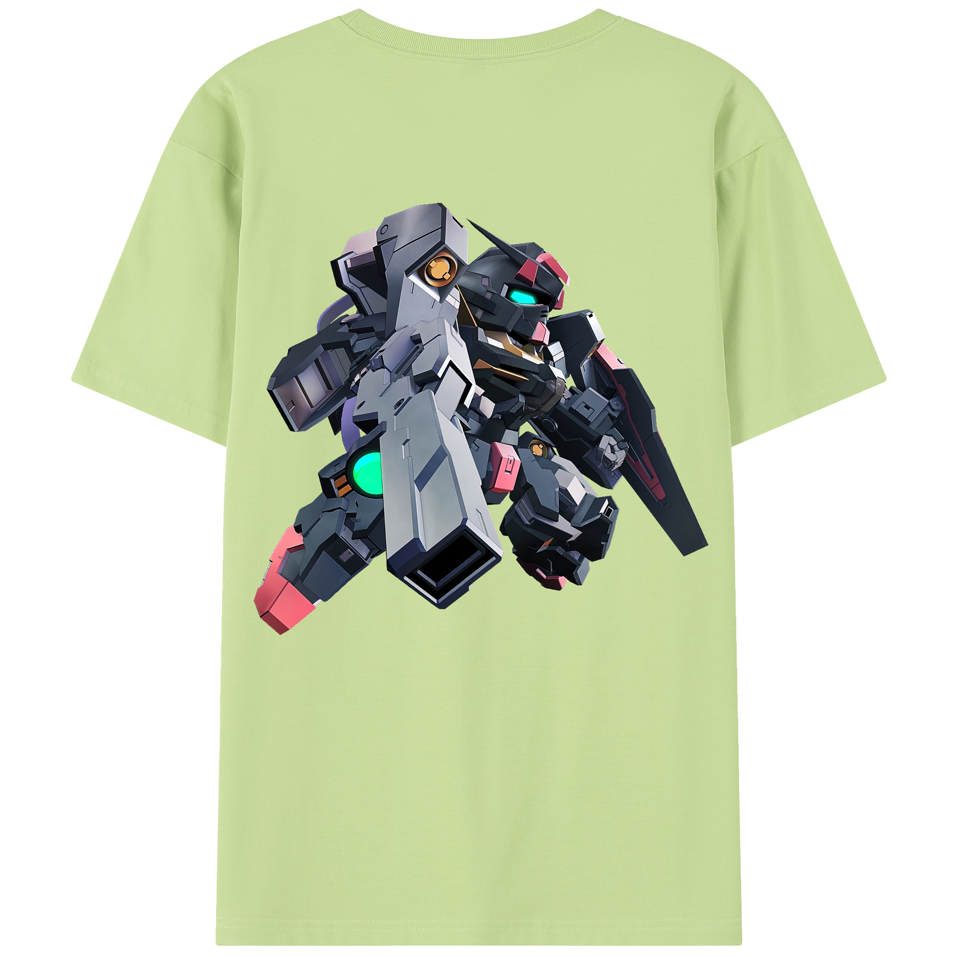 （画像用） 機動戦士ガンダム Mobile Suit Gundam 綿100％半袖Tシャツ（背面プリント）